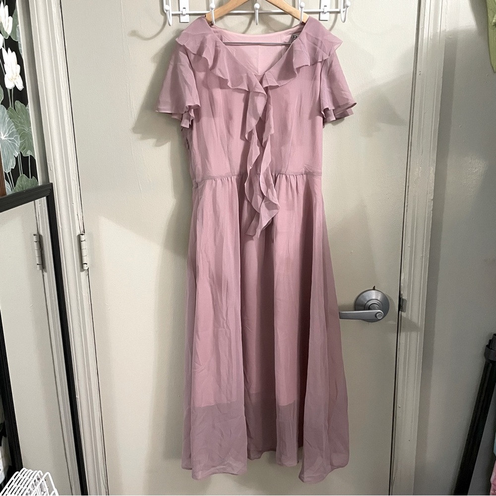 Hopeshow ruffle drese